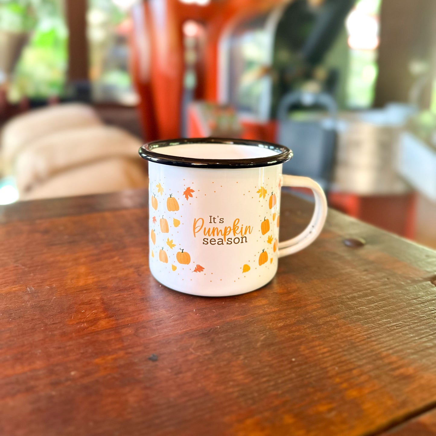 Fall Enamel Mug